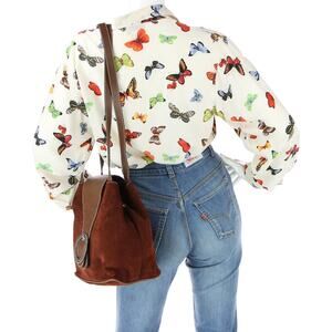 SAPAF Leather Made in Florence Italy Red Purse